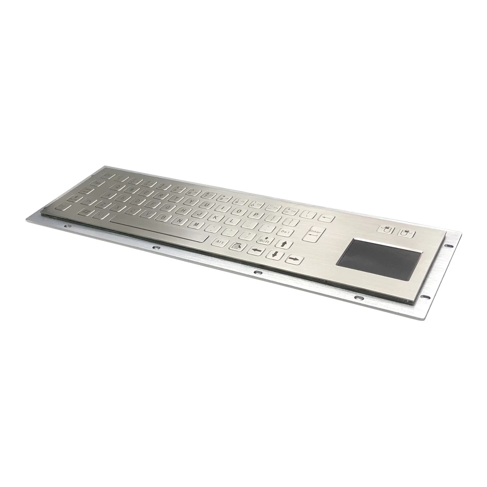 Metal Keyboard Touchpad Touch Pad With Trackpad Rugged Kiosk Keyboard Manufacturer Waterproof Touch Screen Membrane Keypad