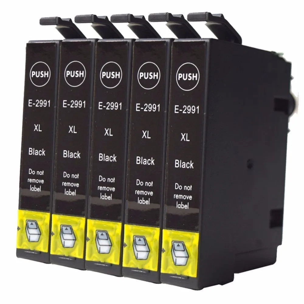 5x черный совместимый Epson 29 XL чернильный картридж с Expression Home XP-332 XP-335 XP-235 XP-432 XP-435 XP-245