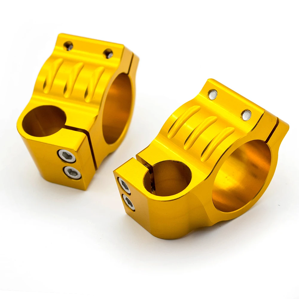 Золотой 31 мм 55 CNC 7/8 &quot22 зажим для руля на руль мотоциклов головках 33 35 36 41 43 46 51