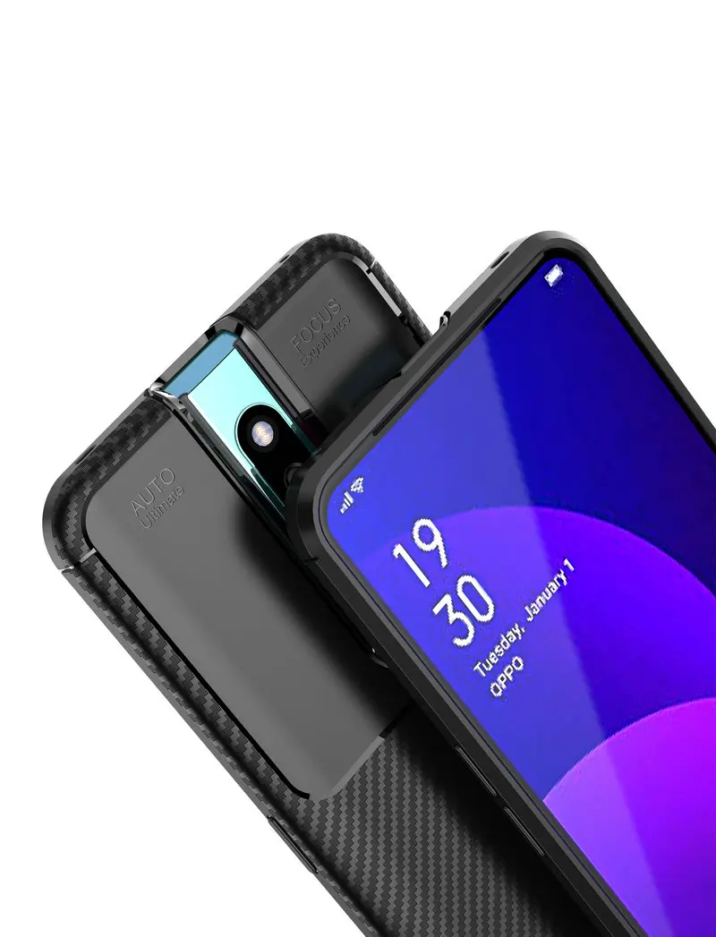 Винтажный деловой Мягкий ТПУ чехол для Oppo F11 Pro Ударопрочный силиконовый F9 F7 из