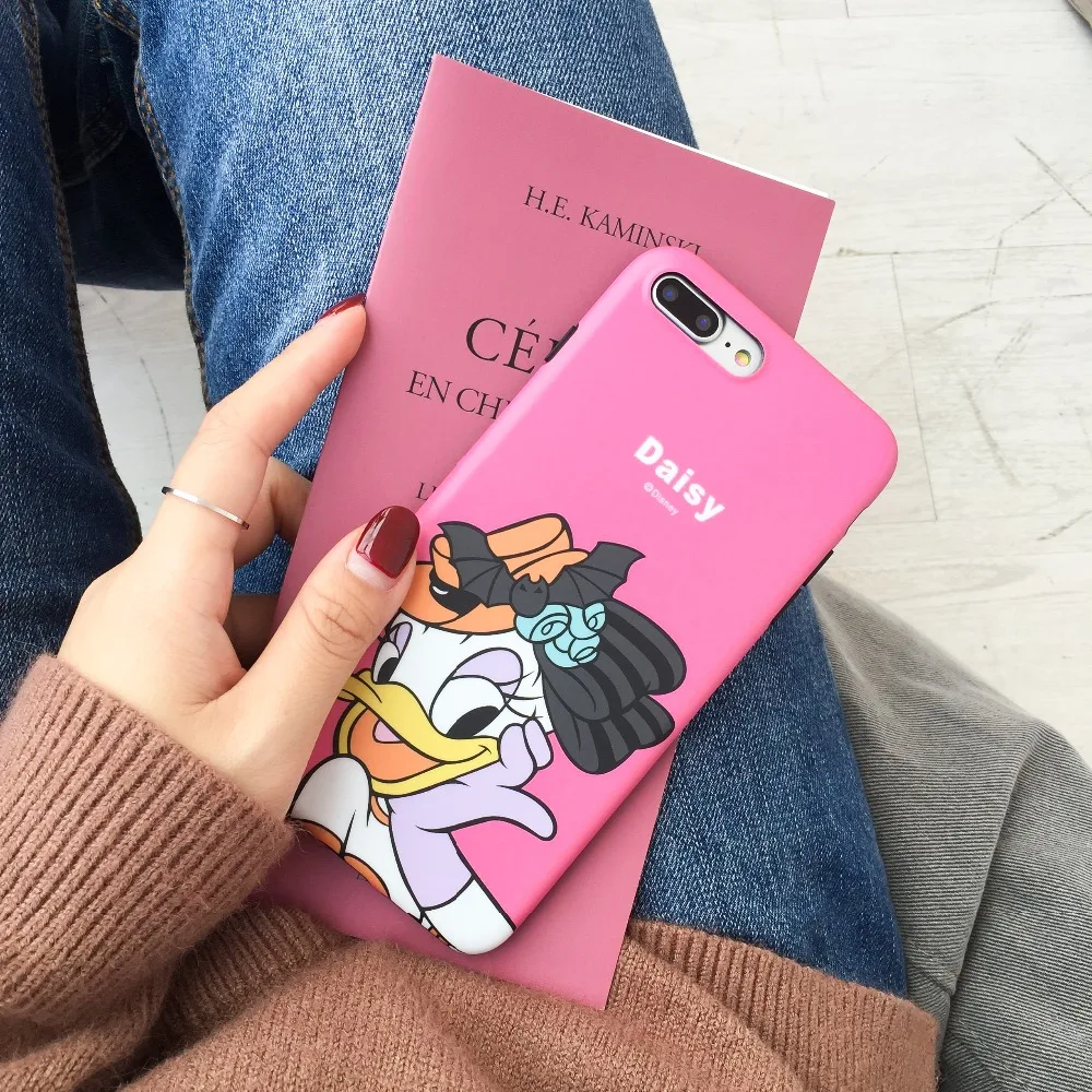 Роскошные Микки Дональд Дак силиконовый чехол для iPhone X XS Max XR 7 6 6s 8 плюс задняя