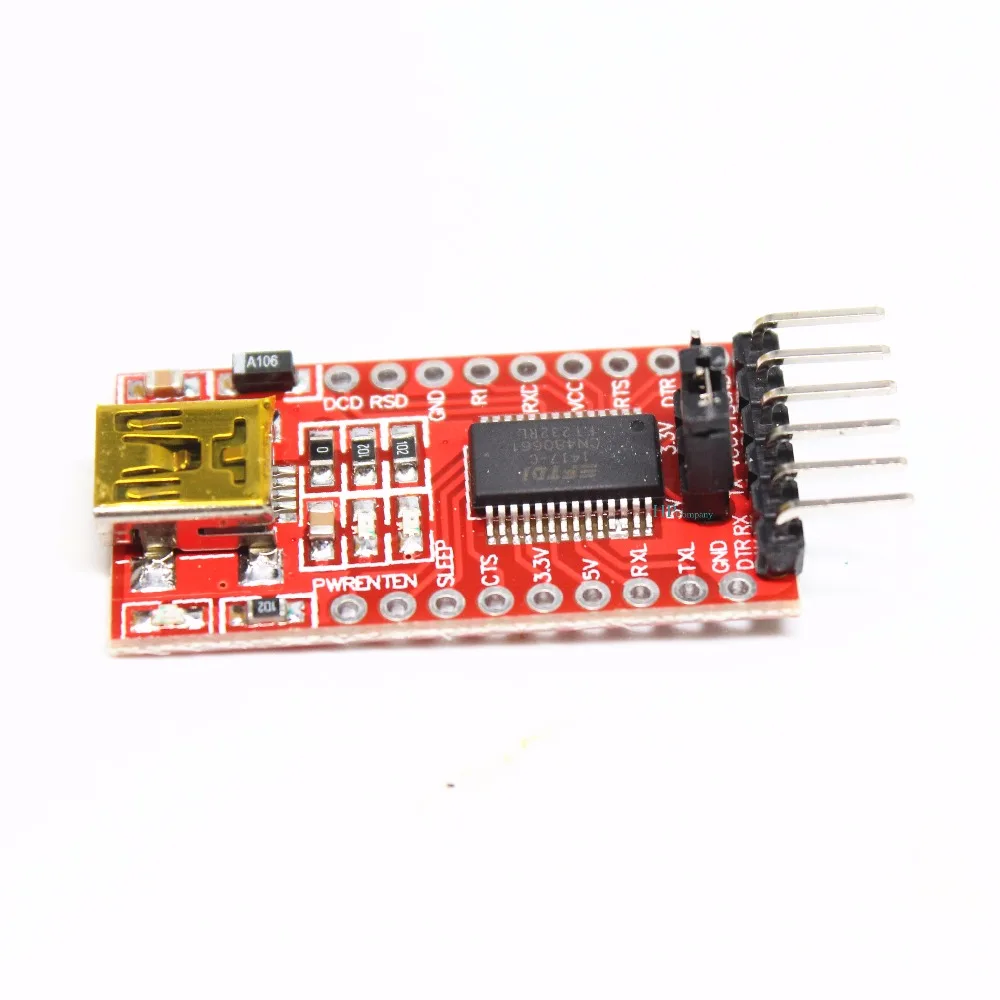 Модуль последовательного адаптера FT232RL FT232 FTDI USB к TTL 3 В 5 В|usb to ttl|usb ttl 3.3vusb |