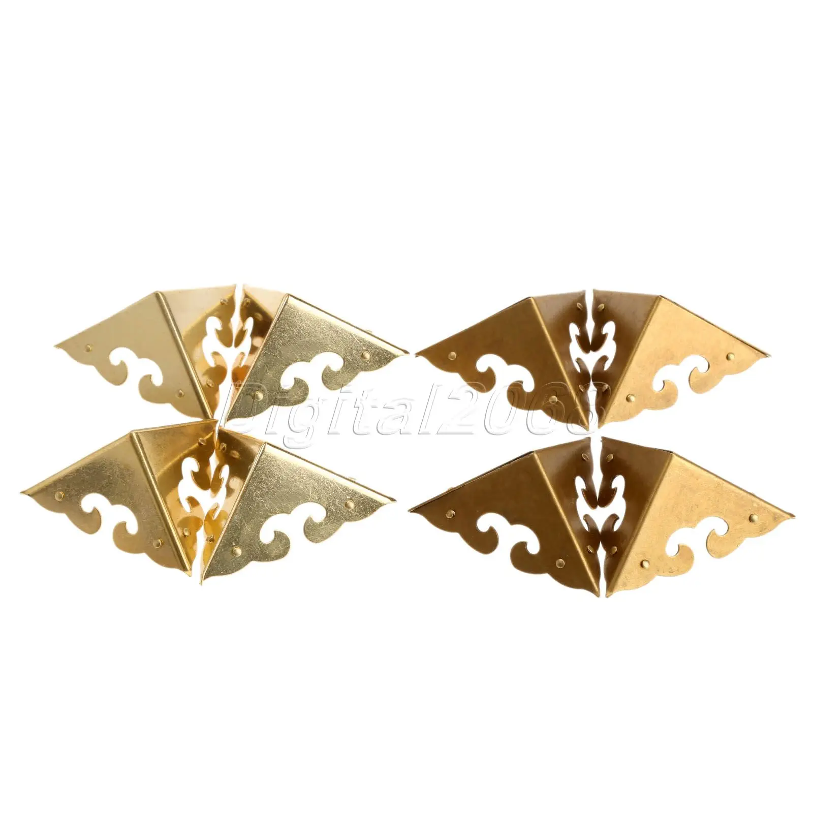 Высокое качество 4 шт углы китайская мебель фурнитура латунь/античная медь для