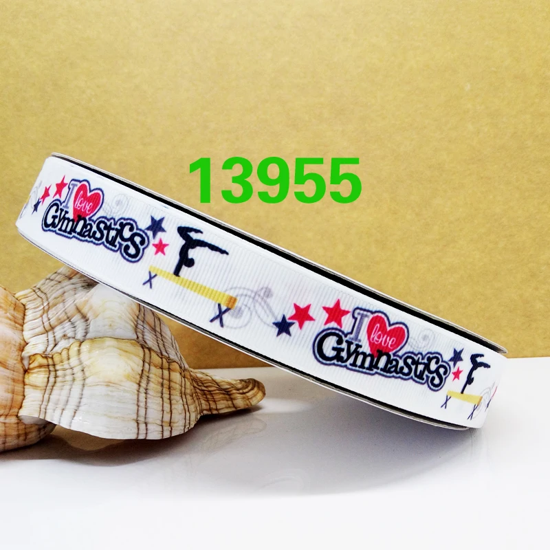 Бесплатная доставка 50 ярдов мультфильм печатных grosgrain ленты 13793|printed ribbon|grosgrain