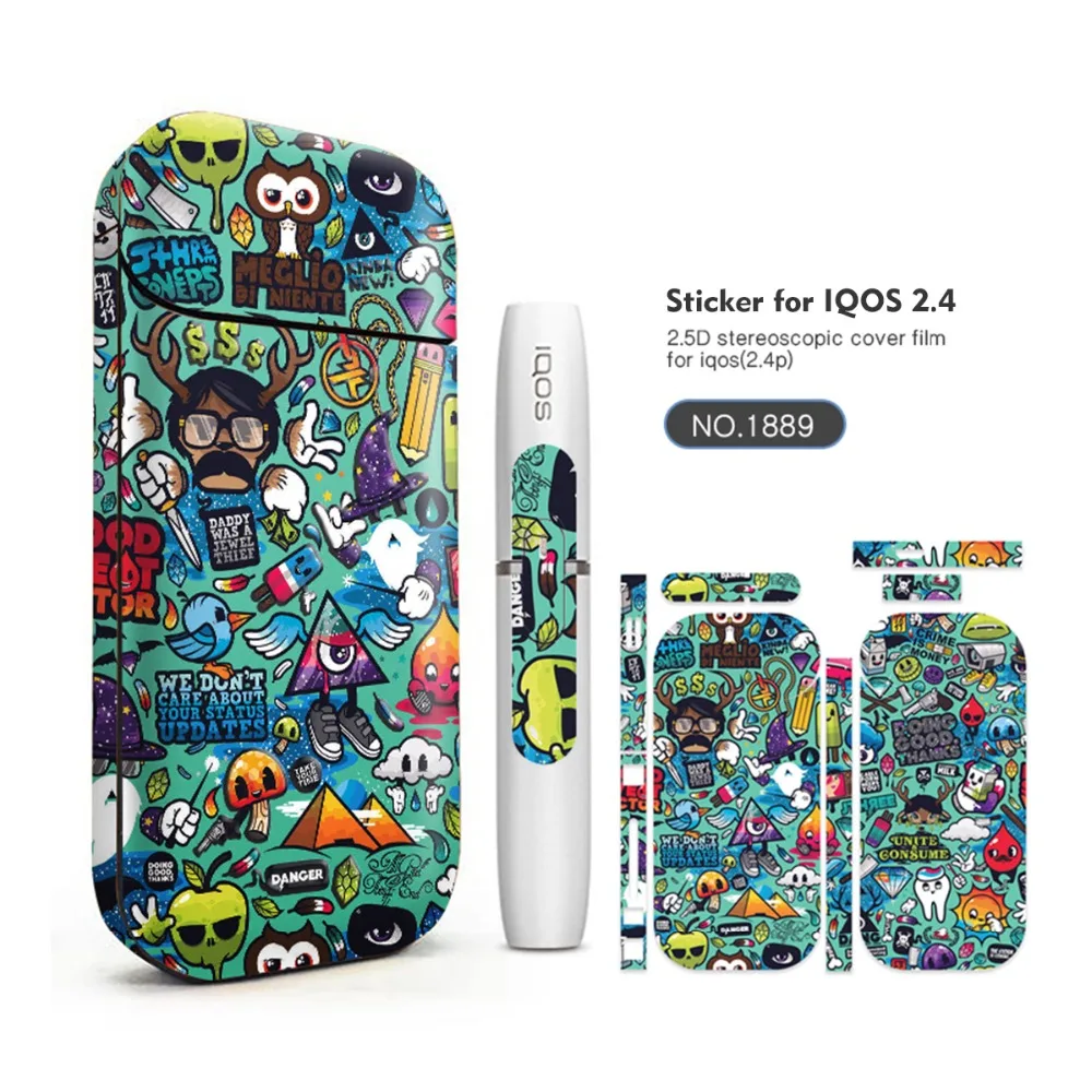

Quartz Banger 2.5D PVC Stickerl for IQOS 2.4 Cover Mod Vape Skin Case Decorative Protective Sticker eCig Accessories (1pc/lot)