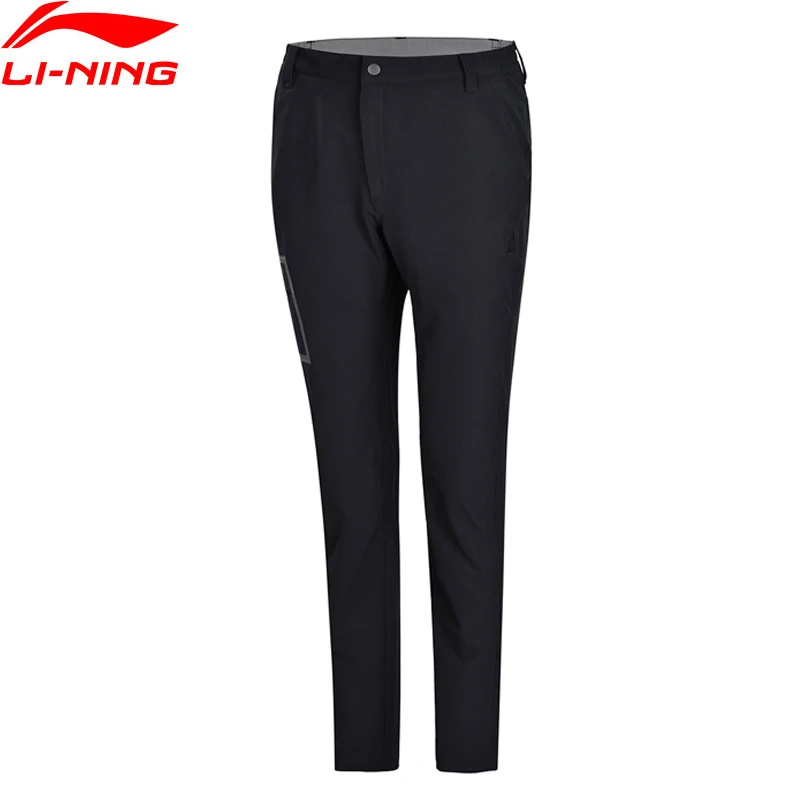 Женские быстросохнущие брюки Li Ning уличные спортивные штаны на молнии с защитой