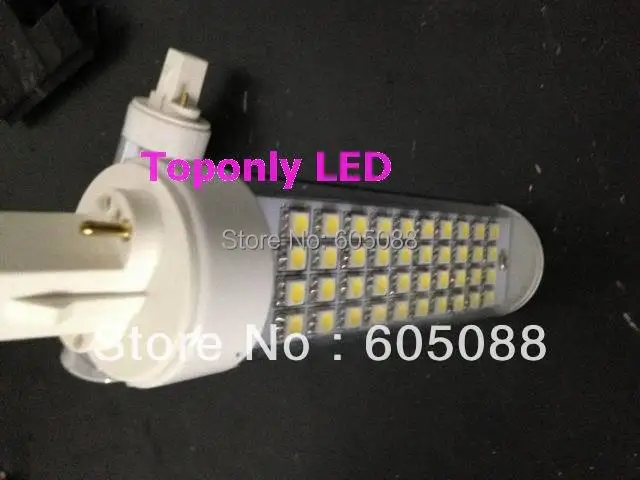 

g24 pl led lamp 10w,with Epistar SMD 5050 and isolated driver,AC85-300V,color white,800-850lm,100pcs/lot factory price wholesale