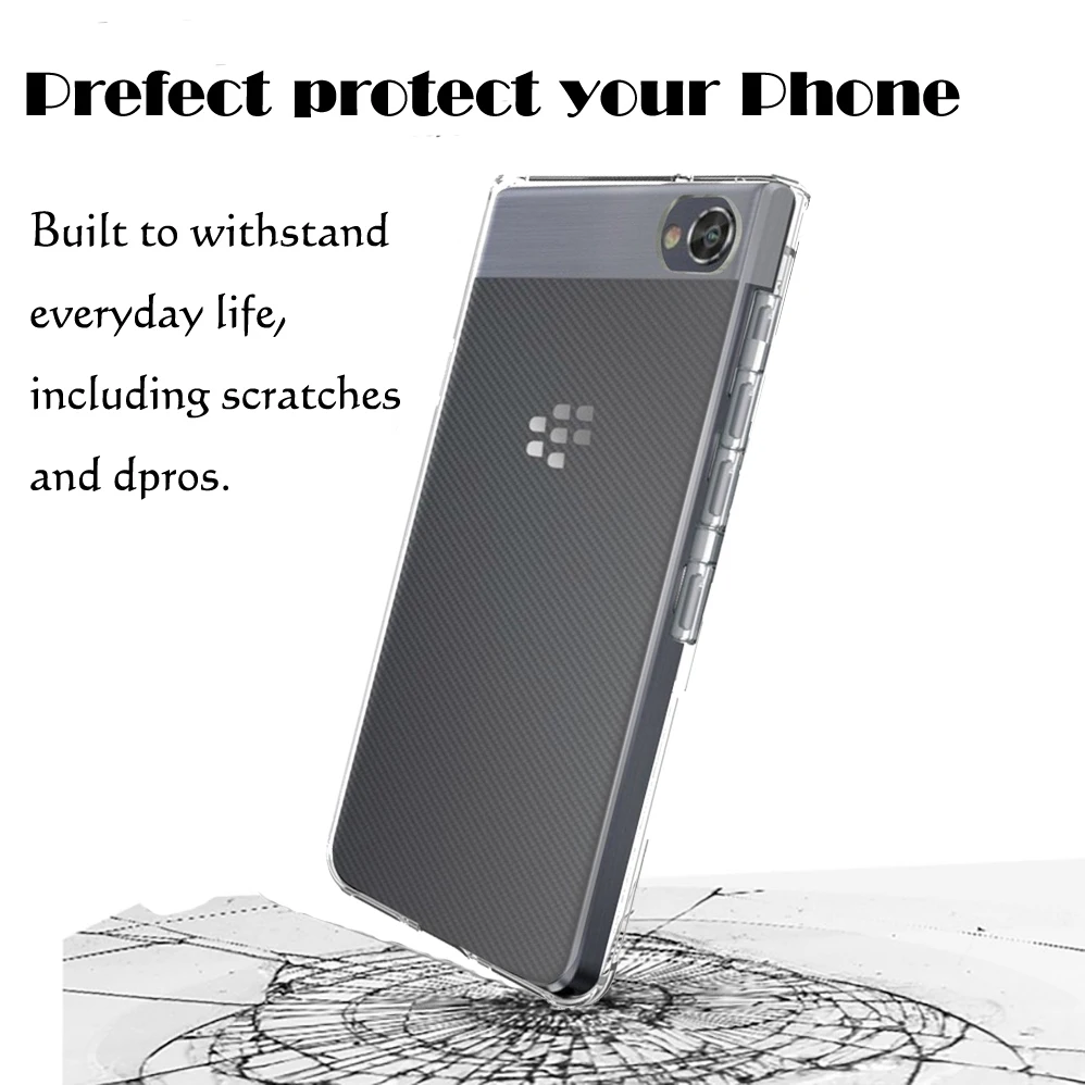 Прозрачный чехол для Blackberry Motion мягкий из ТПУ прозрачный тонкий