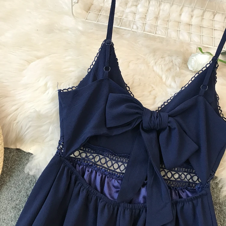 ALPHALMODA выдалбливают комбинезон на бретелях летние богемные широкие брюки с