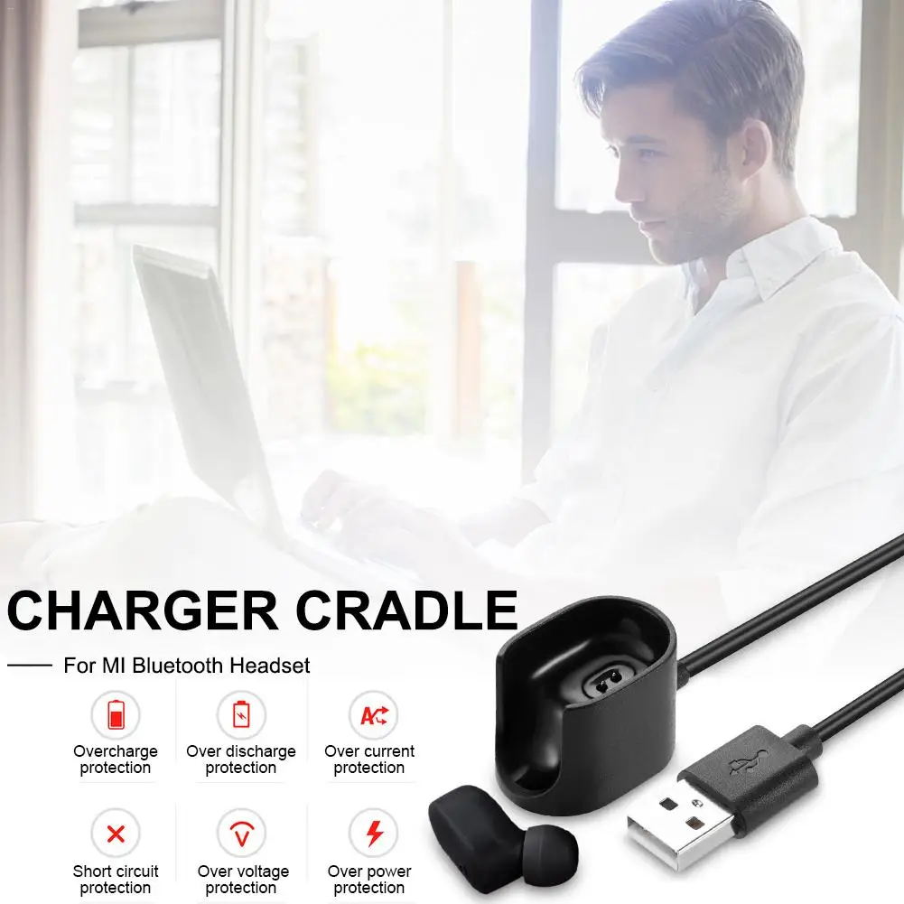 15 см/1 м кабель для быстрой зарядки для xiaomi mini AirDots беспроводные наушники Зарядное устройство Док-станция для xiaomi bluetooth наушники для зарядки