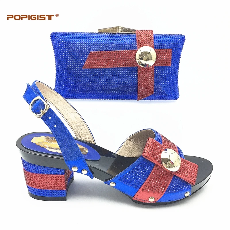 2017 фуксия Мода на не сужающемся книзу массивном каблуке стабильность