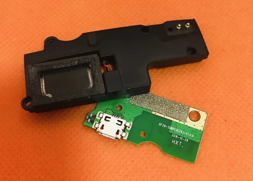 Б/у оригинальная зарядная плата с USB разъемом + Громкий динамик для ZOJI Z7 MTK6737