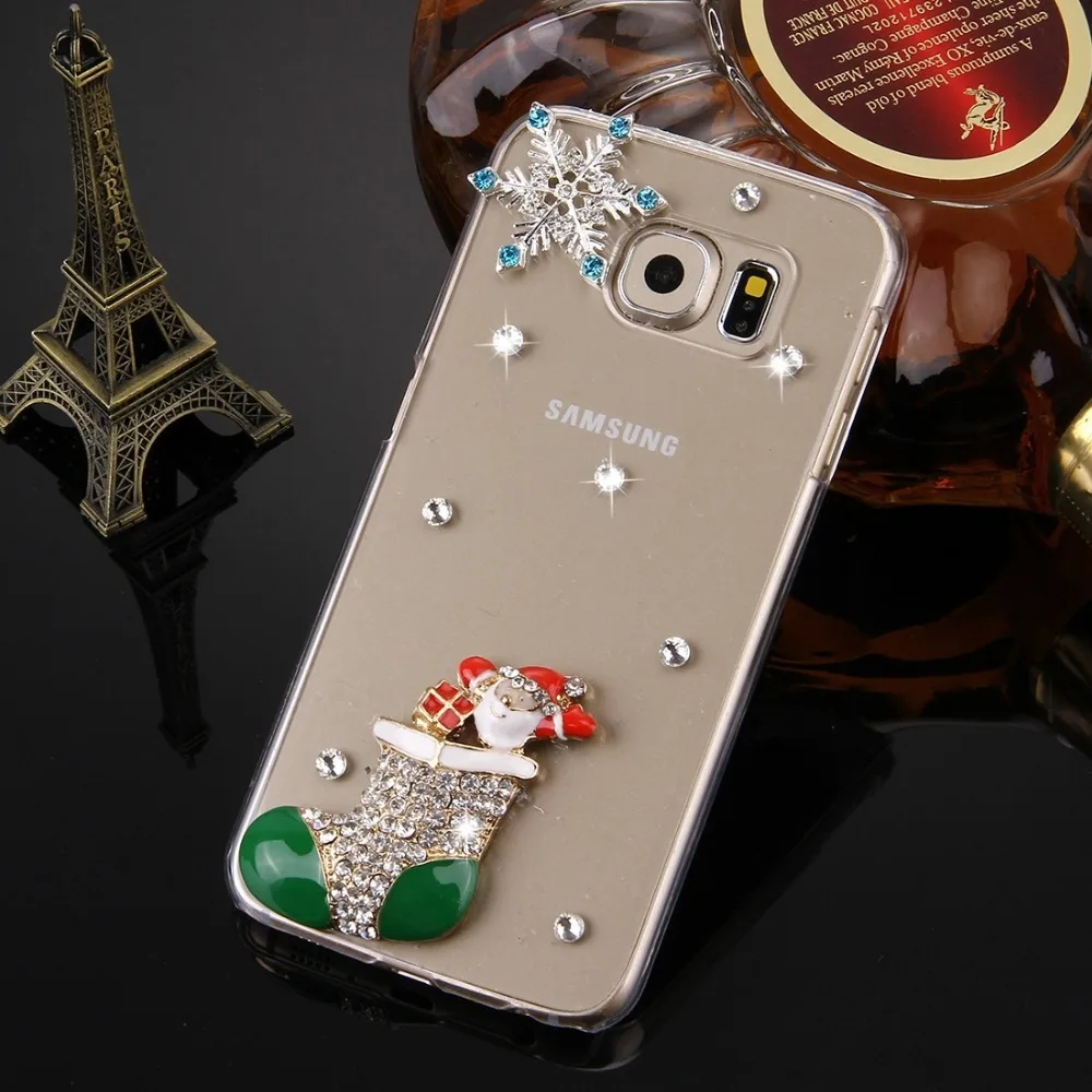 S6 G920 чехол для телефона Samsung Galaxy S5 / G900 Рождественская серия узор бриллиант