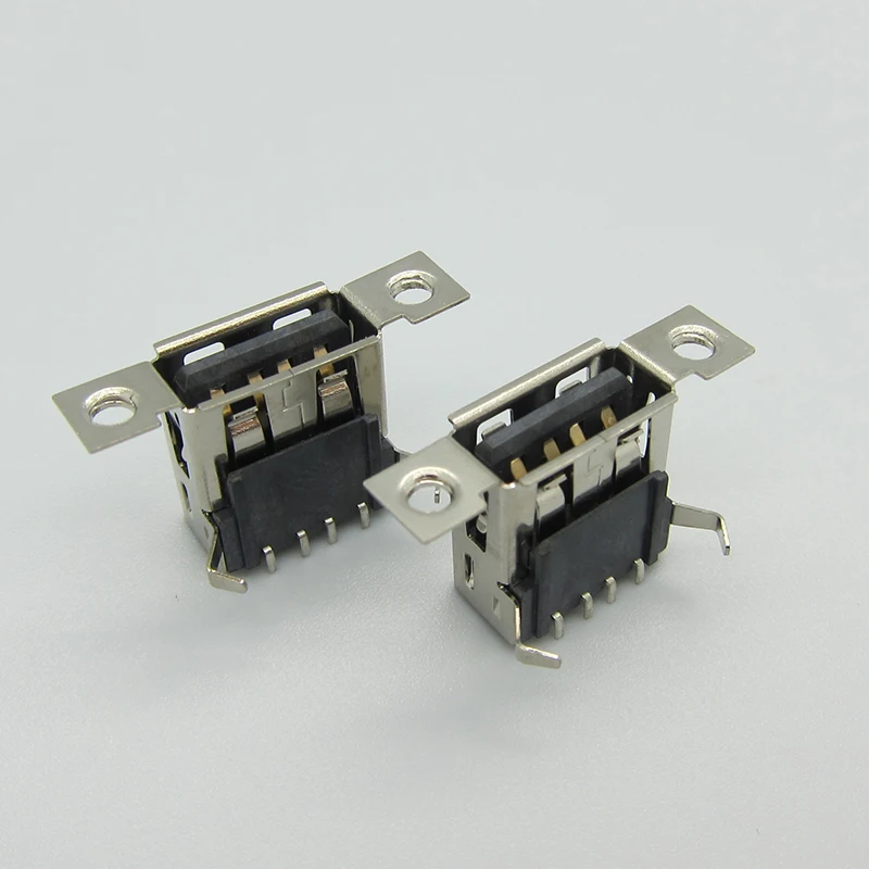 Материнская плата патч USB seat 4pin разъем с отверстием srew|connector 4pin|connector socketconnector usb |