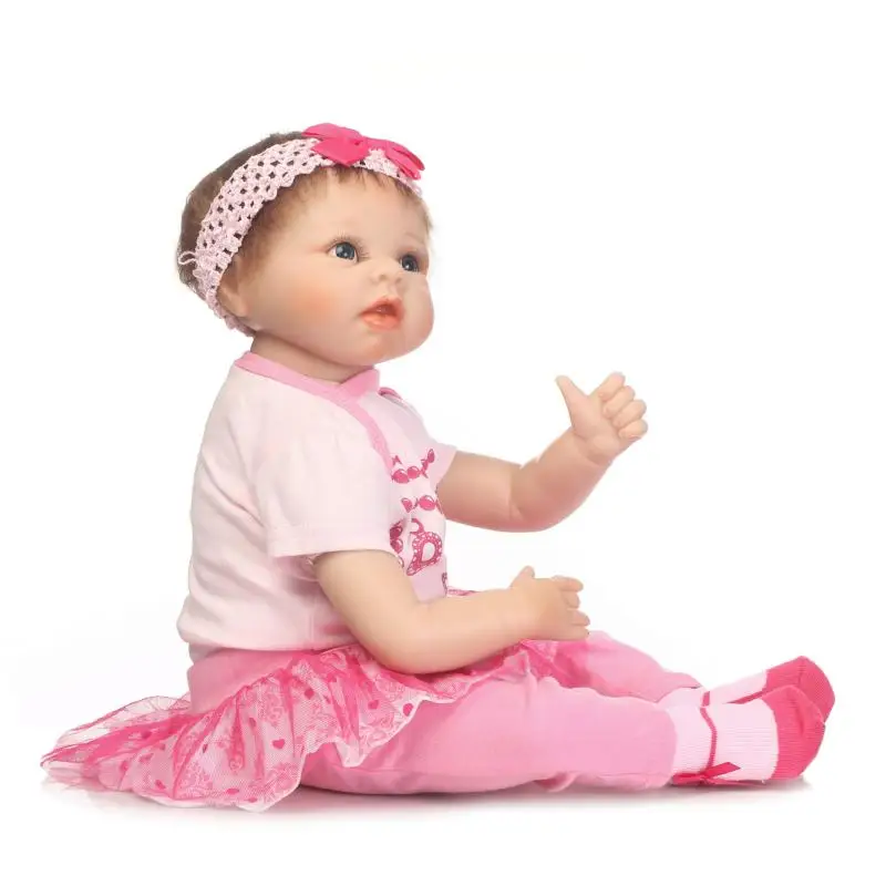 20 дюймов 50 см NPK Reborn Baby куклы ручной работы живой мягкий силиконовый Кукла