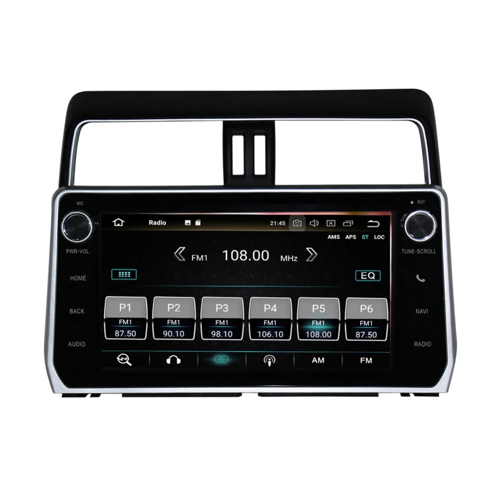 Автомобильный стерео-радиоприемник 10 1 дюймов IPS экран 4 Гб RAM Android с Bluetooth для Toyota