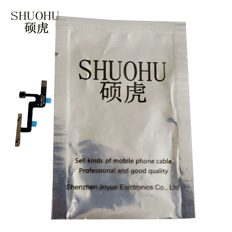 SHUOHU бренд 1 шт. новая кнопка питания вкл. Выкл. Гибкий кабель для iPhone 5 5S 5C 6 6Plus бесшумный переключатель громкости Разъем ленты запчасти