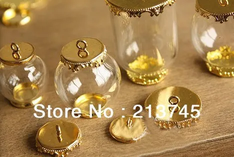 Бесплатная доставка! Подвески золотого цвета 100 шт./лот основа для