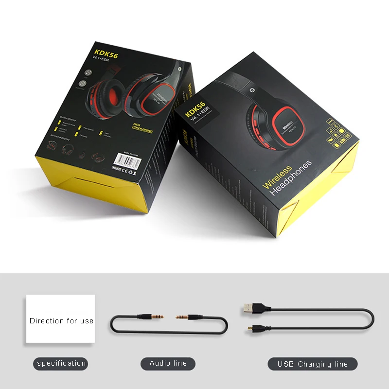 Наушники GONKE с шумоподавлением bluetooth-гарнитуры микрофоном глубокие басы