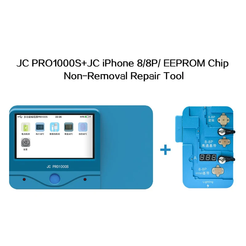 JC PRO1000S логический Baseband чип EEPROM без удаления Чтение Запись ожога программатор для iPhone XR XS XSMAX X 8 P 8 7 P 7 6SP 6 S 6 P 6
