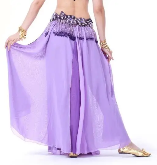 only skirt Юбка, костюм для танца живота 2 боковыми разрезами юбка пикантные Для женщин живота юбка для танцев профессионального без ремня - Color: only skirt