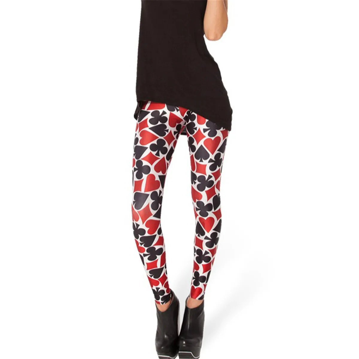 

Legging Femme Sexy Skinny Capri Stretch High Waisted Tropical Flower Print Pants Sexy Women Leggings Tattoo Sportswear