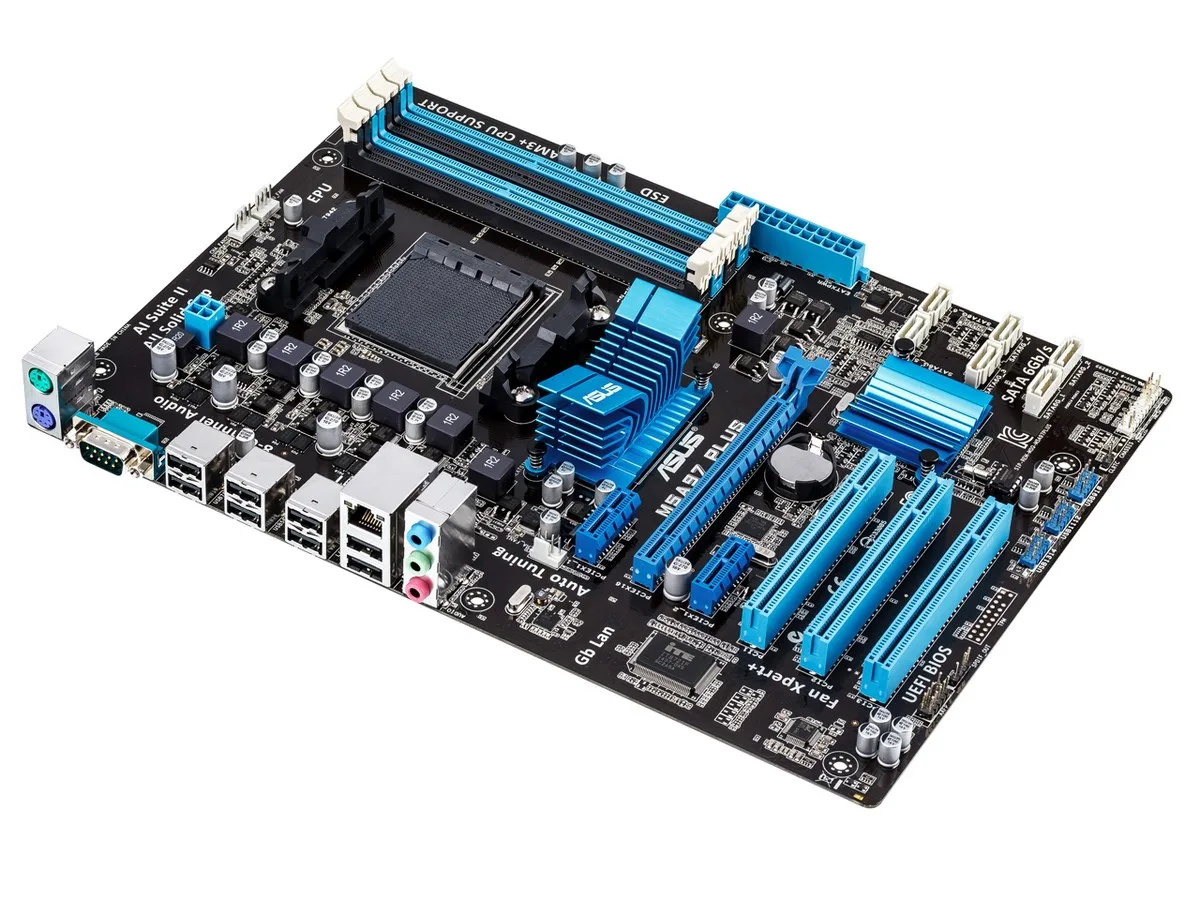 Used For Asus M5A97 PLUS Original Desktop Motherboard 970 Socket AM3 DDR3 SATA3 USB2.0 | Компьютеры и офис