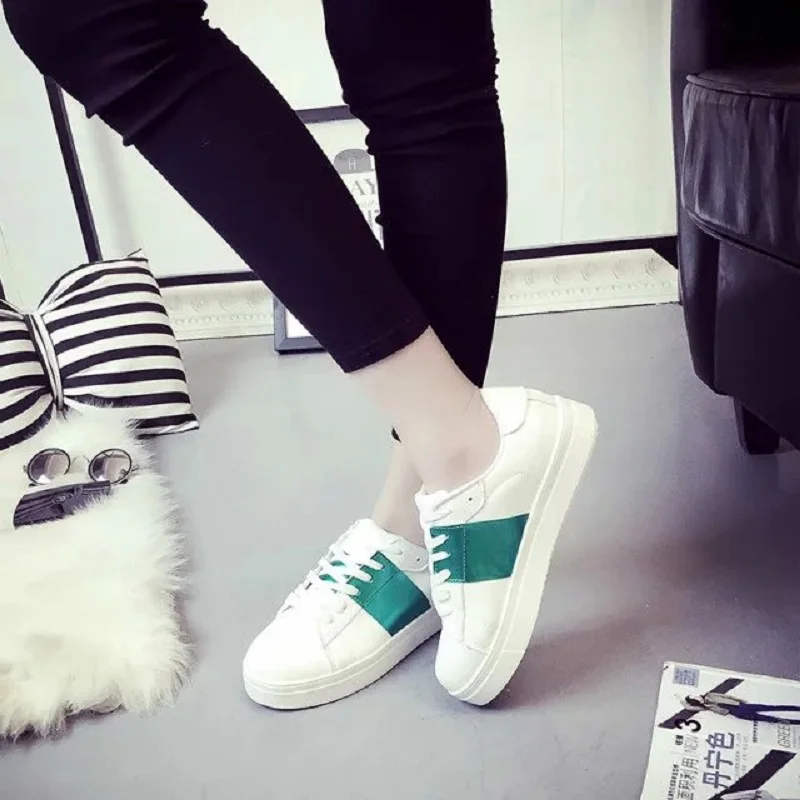 Повседневная Обувь Женщины 2016 Новая Мода Горячие Продажа Зашнуровать Дышащий