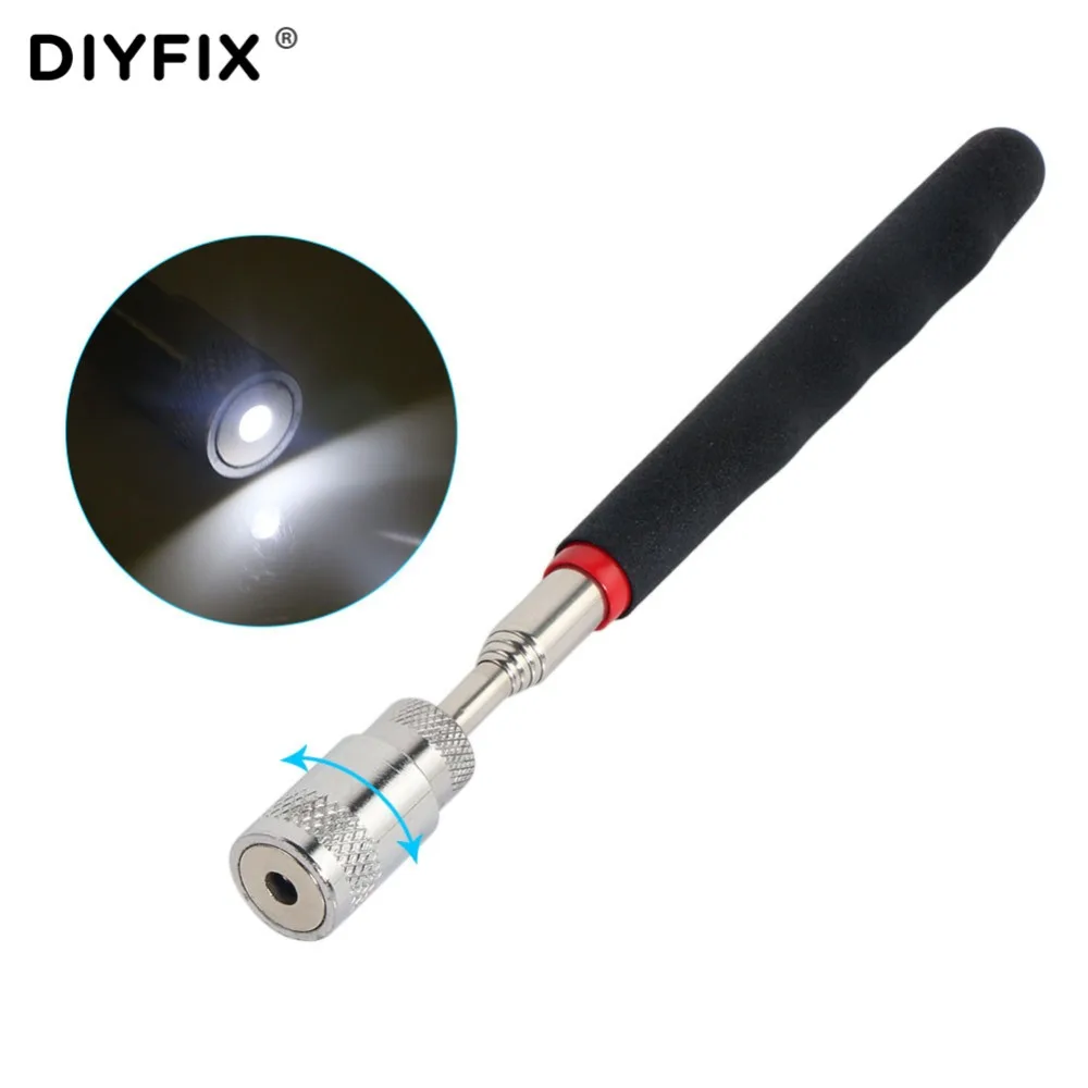 DIYFIX Mini Real Stick неодимовый светодиодный инструмент для захвата телескопический