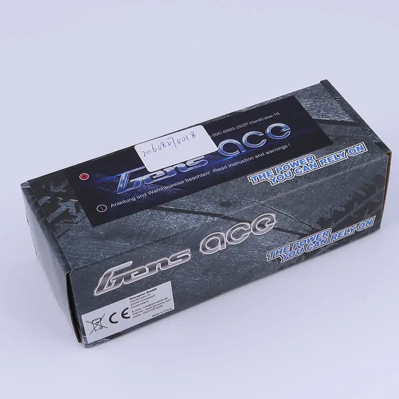 2 шт. литий полимерная батарея Gens ace 2S 6800 мА/ч 7 4 В аккумулятор 50C Deans разъем для