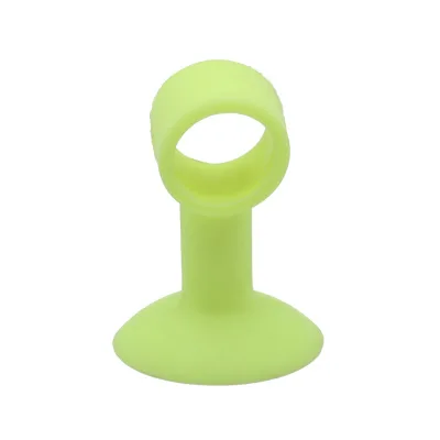 4pcs green 4 шт. самоклеющиеся протектор стены ручка двери Краш коврик бампер Защита силиконовый антиколлизионный присоска пробка дропшиппинг - Цвет: 4pcs green