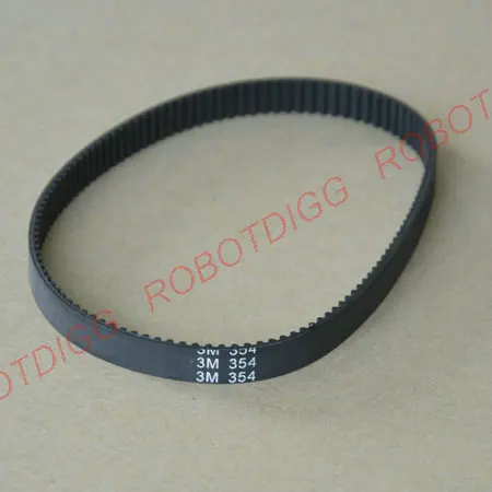 

HTD 3M, Timing Belt, Closed-loop, 354mm length, 118 teeth, 6mm width