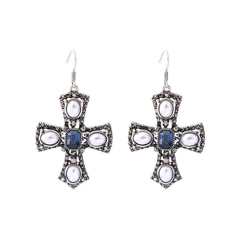 Женские серьги в винтажном стиле с геометрическим рисунком|vintage earrings|vintage style