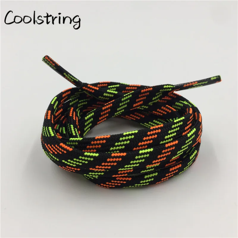 Coolstring стильные сверхпрочные Роскошные шнурки для обуви, полосатые экологически чистые Желтые красные шнурки, клетчатые качественные ботинки из полиэстера