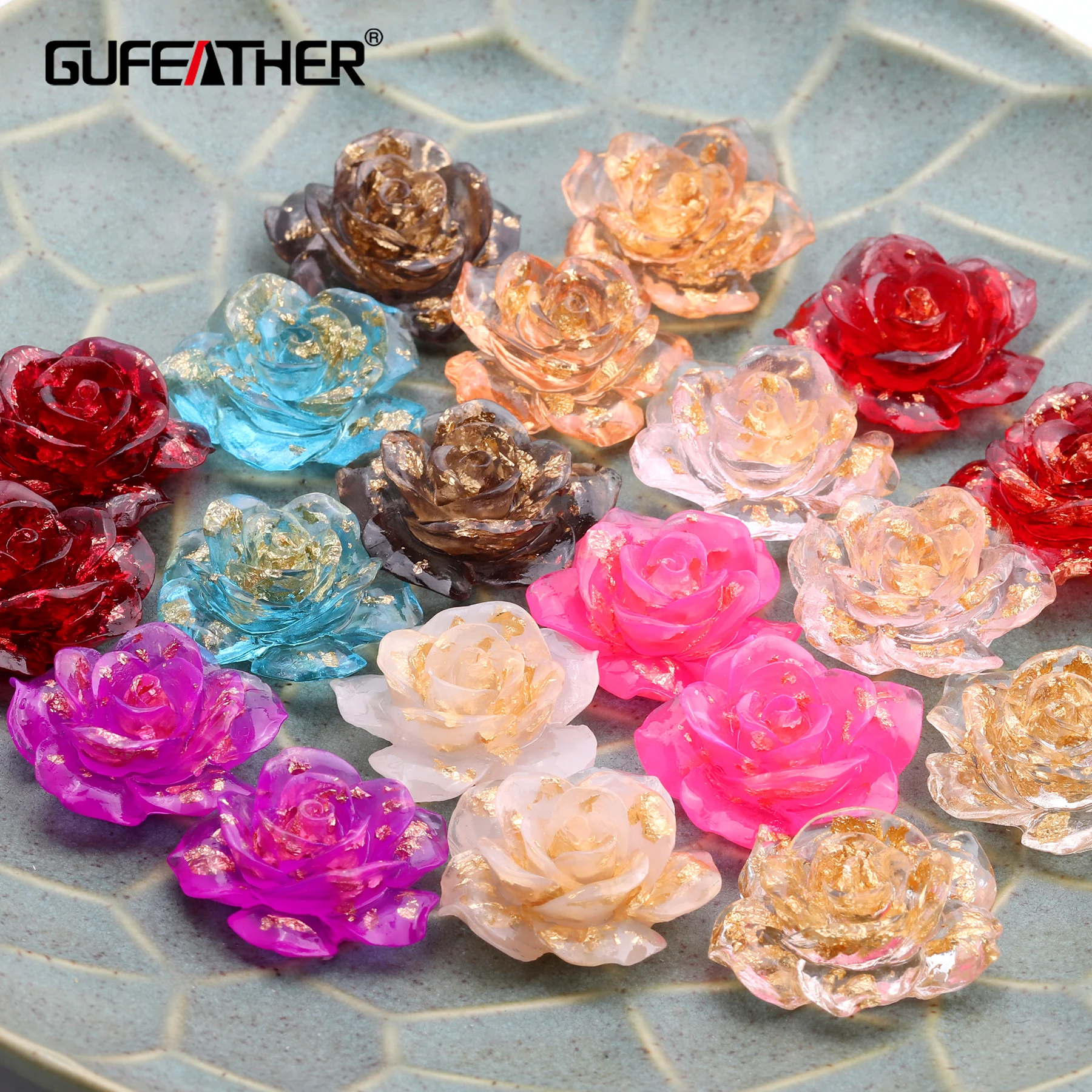 GUFEATHER M365, ювелирные изделия, серьги, ручная работа, ювелирные изделия, цветок кулон, diy серьги, ювелирные аксессуары