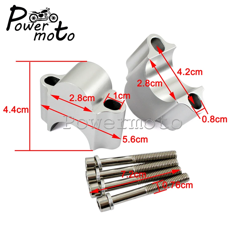 Комплект кронштейнов для мотоцикла Honda CRF 7/8 1/8 ATV Kawasaki 125 дюйма 1 250 22 мм 28 мм|Руль