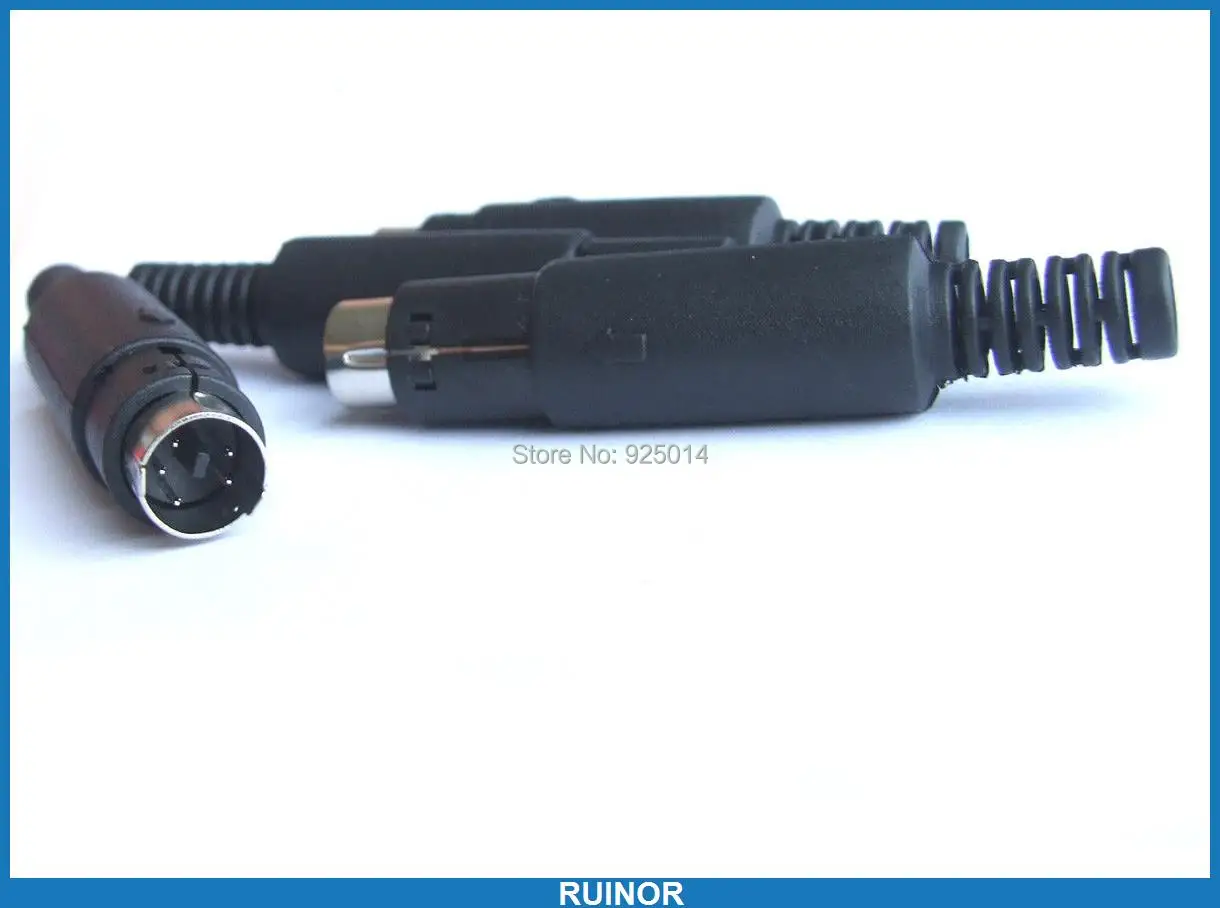 5 шт. Pin Mini DIN Jack штекер соединительный кабель пластиковая ручка для пайки|handle
