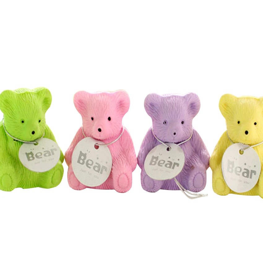 2 шт./лот милый мультяшный медведь ластик с точилкой для карандашей Забавный