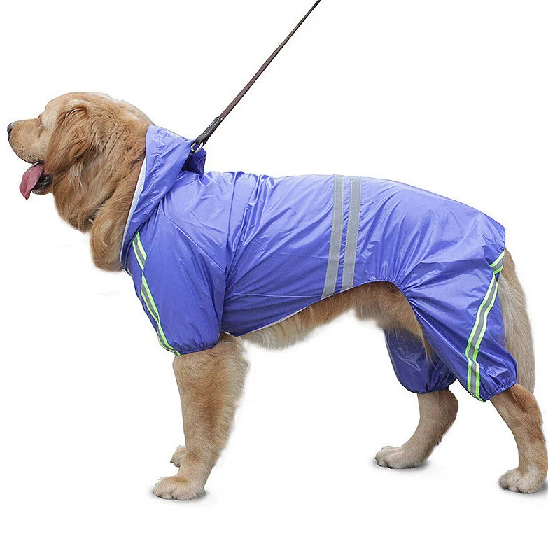 Светоотражающий непромокаемый плащ для собак из ПУ щенков дождевые пальто