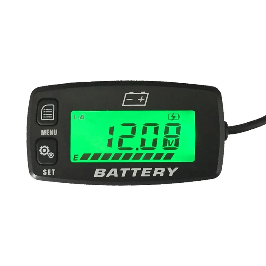 

BACKLIGHT Lead Acid Storage Battery GEL AGM Voltmeter Battery Indicator FOR Motorcycle ATV Tractor MARINE Boat UTV