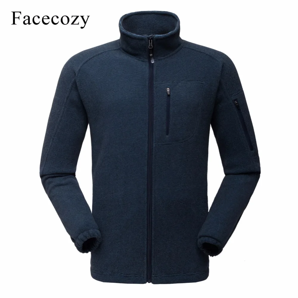 Facecozy мужские уличные походные теплые флисовые куртки 2019 осенне зимнее пальто для