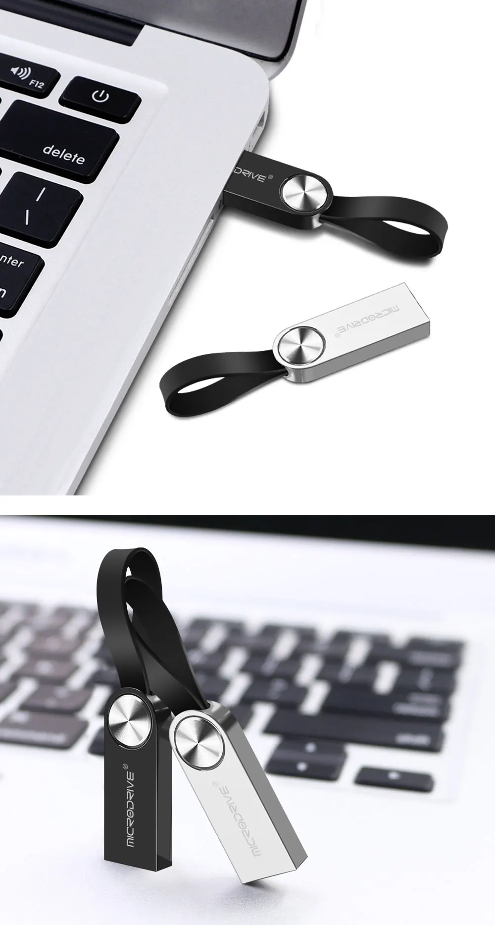 Металлический брелок, USB флеш-накопитель, мини-флешка, 128 ГБ, 64 ГБ, 32 ГБ, 16 ГБ, 8 ГБ, cle, usb 2,0, флеш-карта памяти, Флеш накопитель, usb флешка