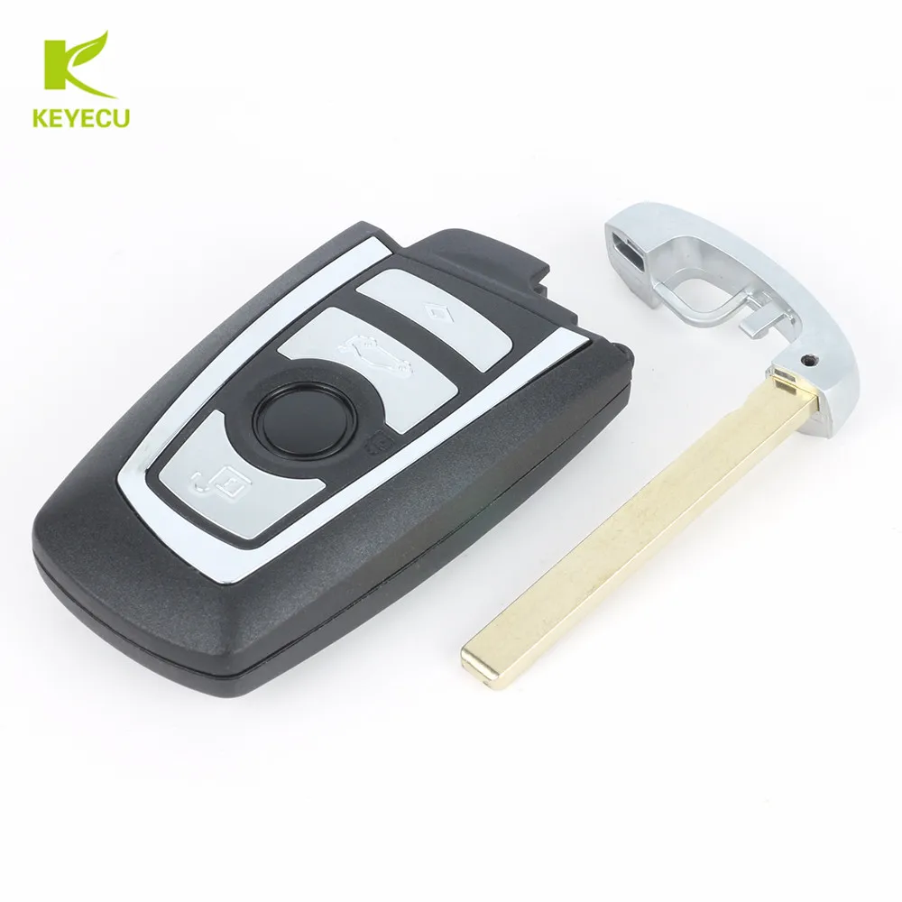 KEYECU New Replacement Remote Car Key Fob 4 Button 7953 Chip for BMW CAS4 F Platform 5 Series / 7 2010-2012 KR55WK49863 | Автомобили и