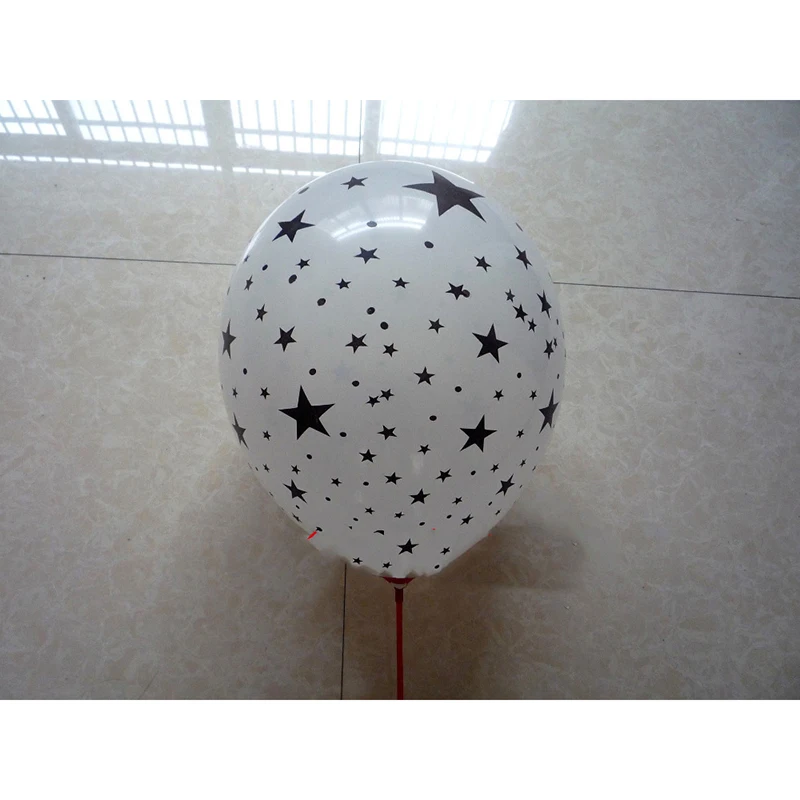 Хит продаж круглый шар с принтом пятиконечной звезды 12 дюймов 20 шт./партия