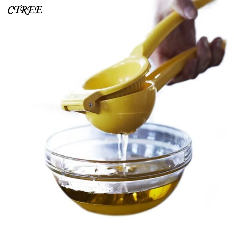 

CTREE 1Pc Hand Squeezer Multifunctional Lemon Juicer Held Zinc Alloy Lemon Orange Citrus Squeezer Press Fruits Kitchen Tool C589