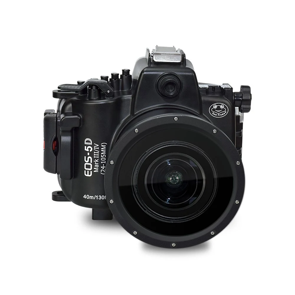 Водонепроницаемый чехол для подводного плавания для камеры Canon EOS 5D Mark III 5D Mark IV 5D4 5DIV 5D3 24-105 мм чехол для объектива