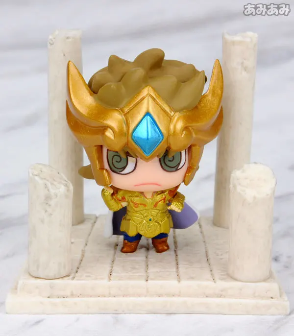 Аниме Q версия 7 шт./компл. Saint Seiya Скорпион Рак маска смерти Лео Овен му 6 см ПВХ экшн