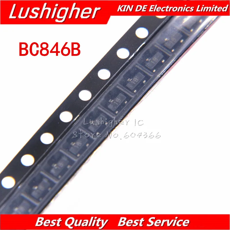 100 шт. BC846B SOT23 1B BC846 SOT SMD 23 Новый транзистор|Интегральные схемы| |