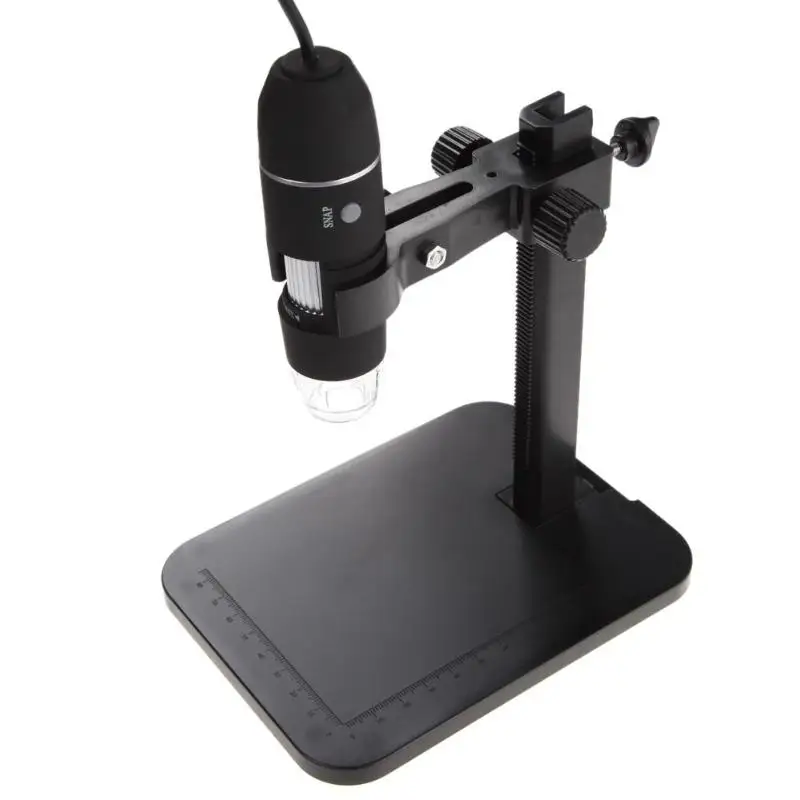 

1000X 800X Professional USB Digital Microscope 2MP 8 LED Electronic Microscope Endoscope Zoom Camera Magnifier+ Lift Stand Tools