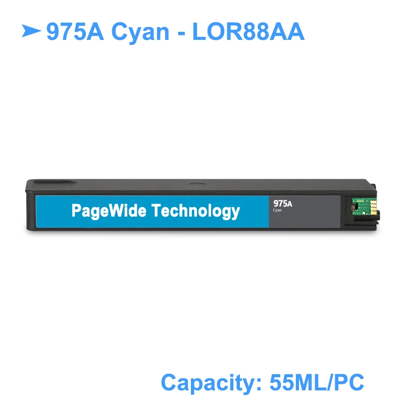 [Сторонний бренд] для HP 975A 975 A сменный чернильный картридж PageWide Pro 352dw 452dn 452dw 377dw 477dn